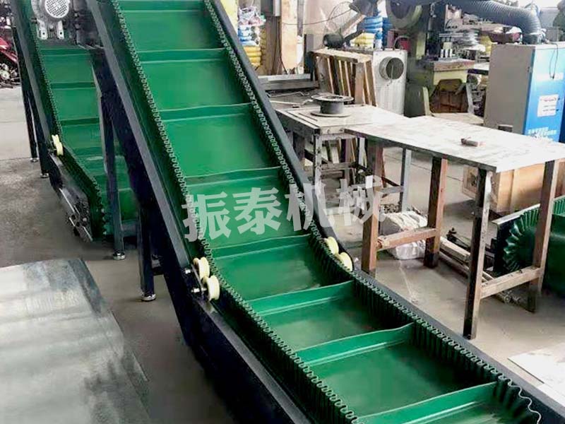 大倾角皮带输送机在食品行业中的应用