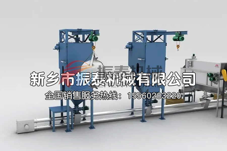 硫酸钠吨袋拆袋机在硫酸钠生产中的应用