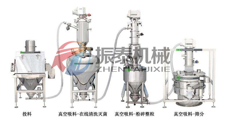 无尘投料站输送筛分系统