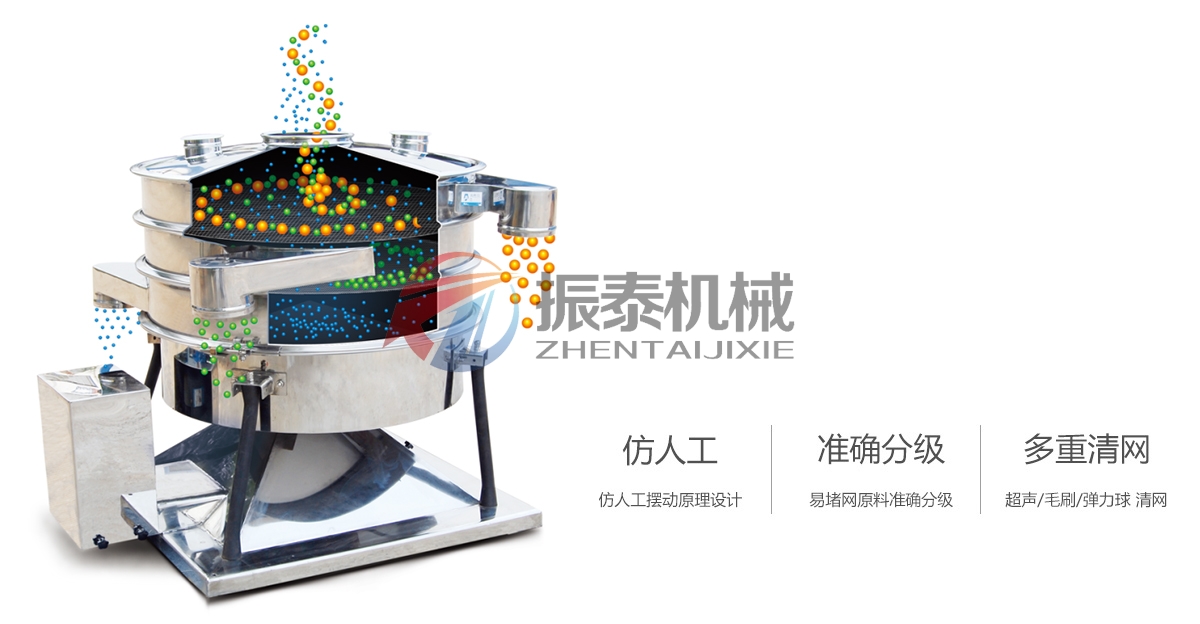 氨基酸圆形摇摆筛的工作原理